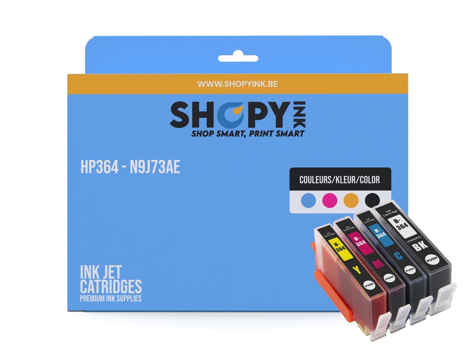 Cartouches compatible - HP364 cmyk - SHY07364 -N9J73AE