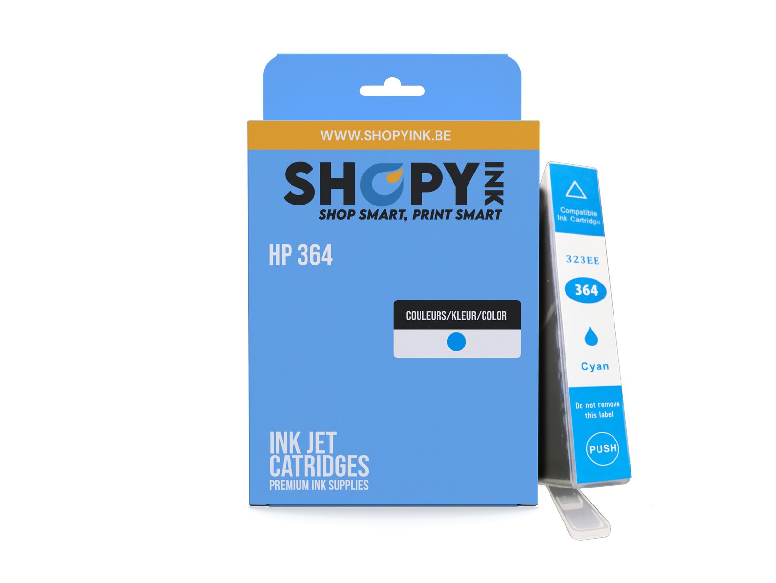 Cartouches compatible - HP364 cyan - SHY07364 - CB323EE