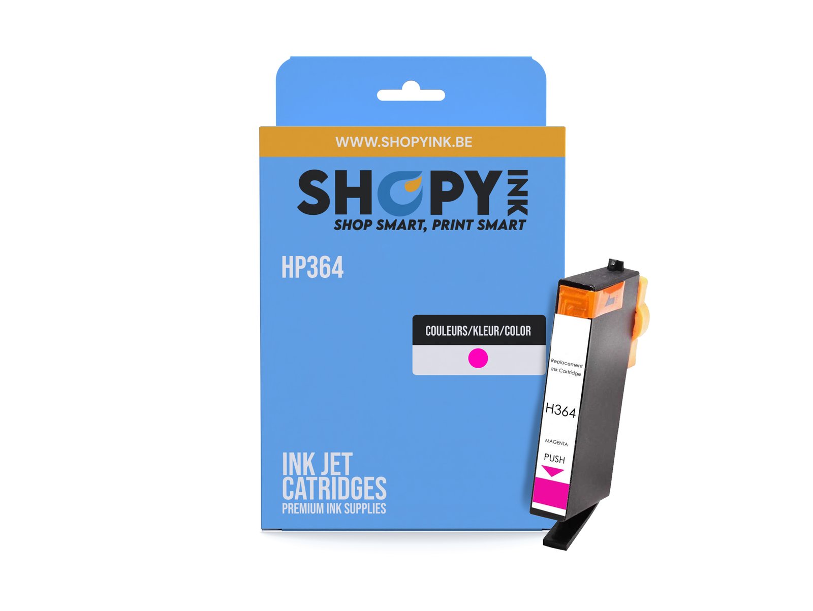 Cartouches compatible - HP364 magenta - SHY07364 - CB319EE