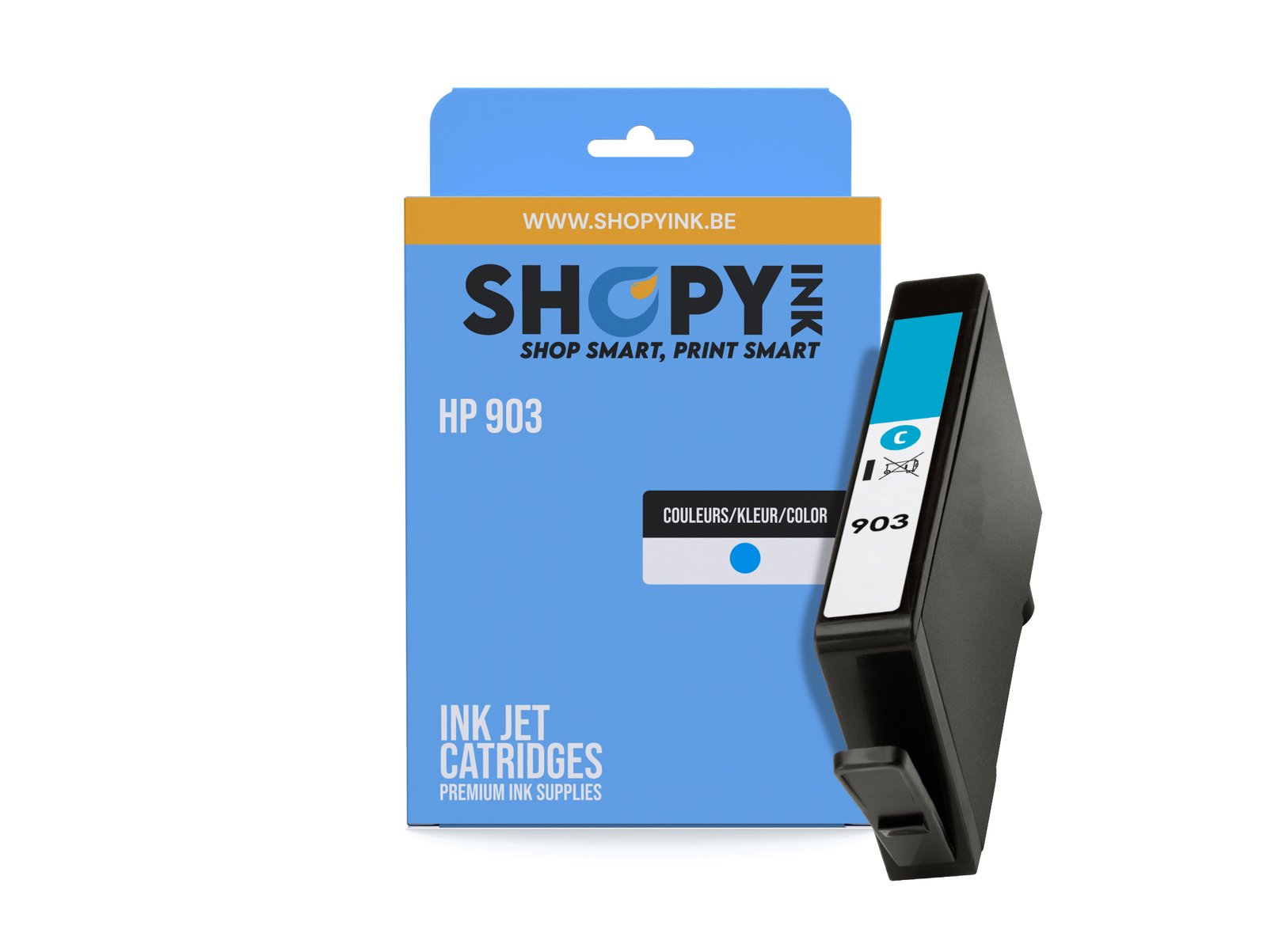 Cartouches compatible - HP903 cyan - SHY07903 - T6L87AE