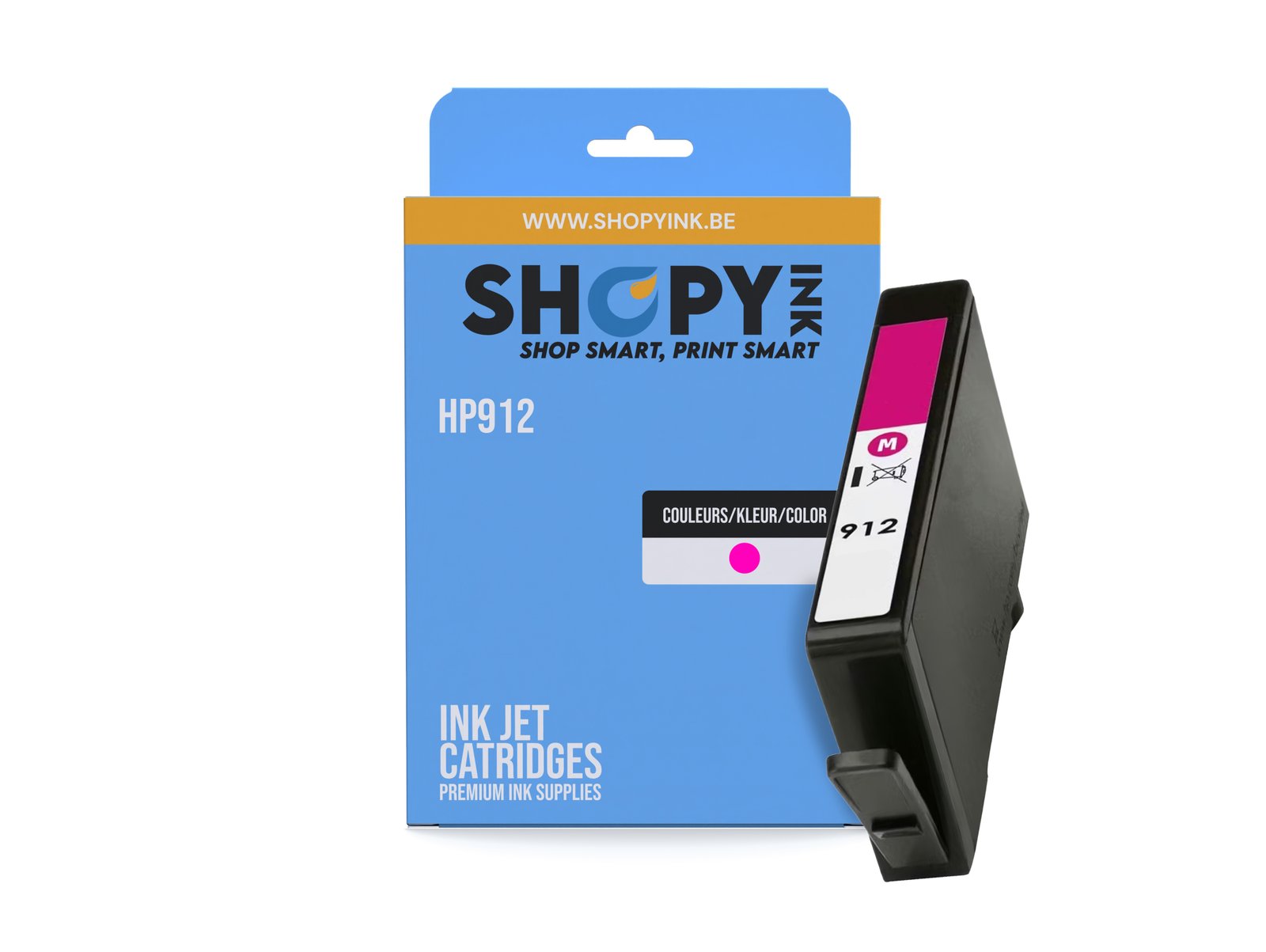 Cartouches compatible - HP912 magenta - SHY07912 - 3YL78AE