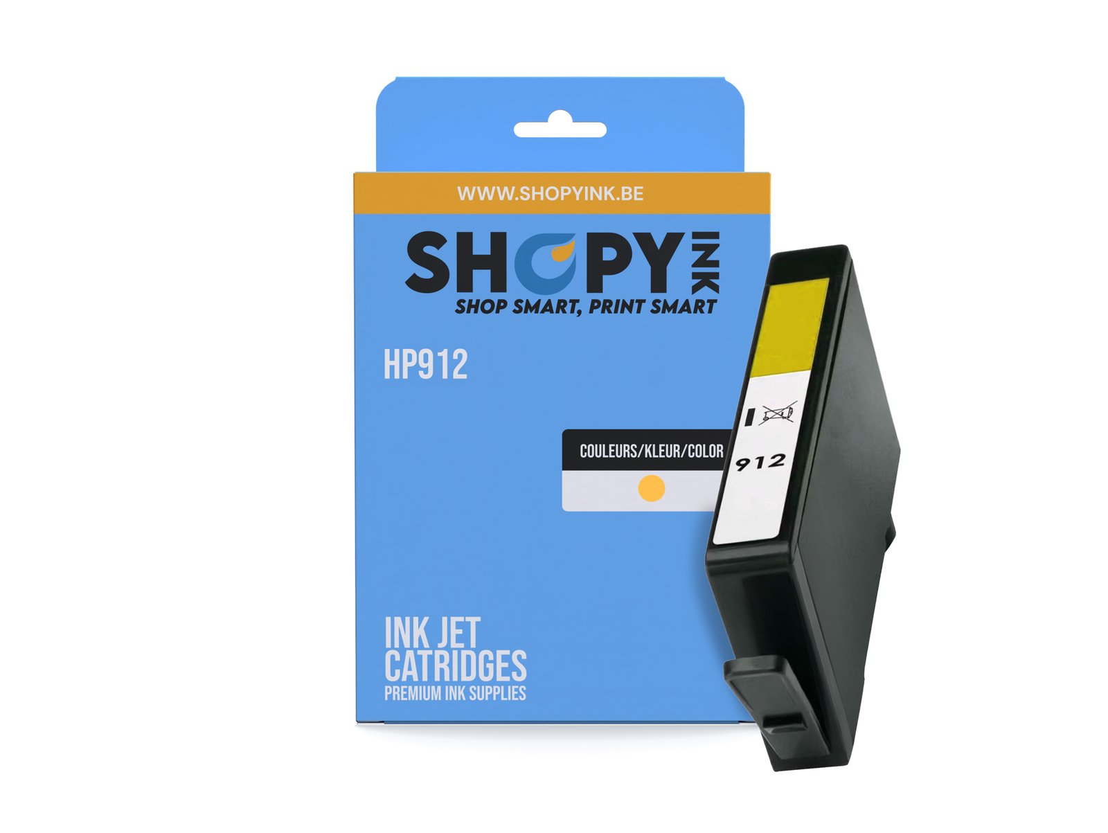Cartouches compatible - HP912 yellow - SHY07912 - 3YL79AE
