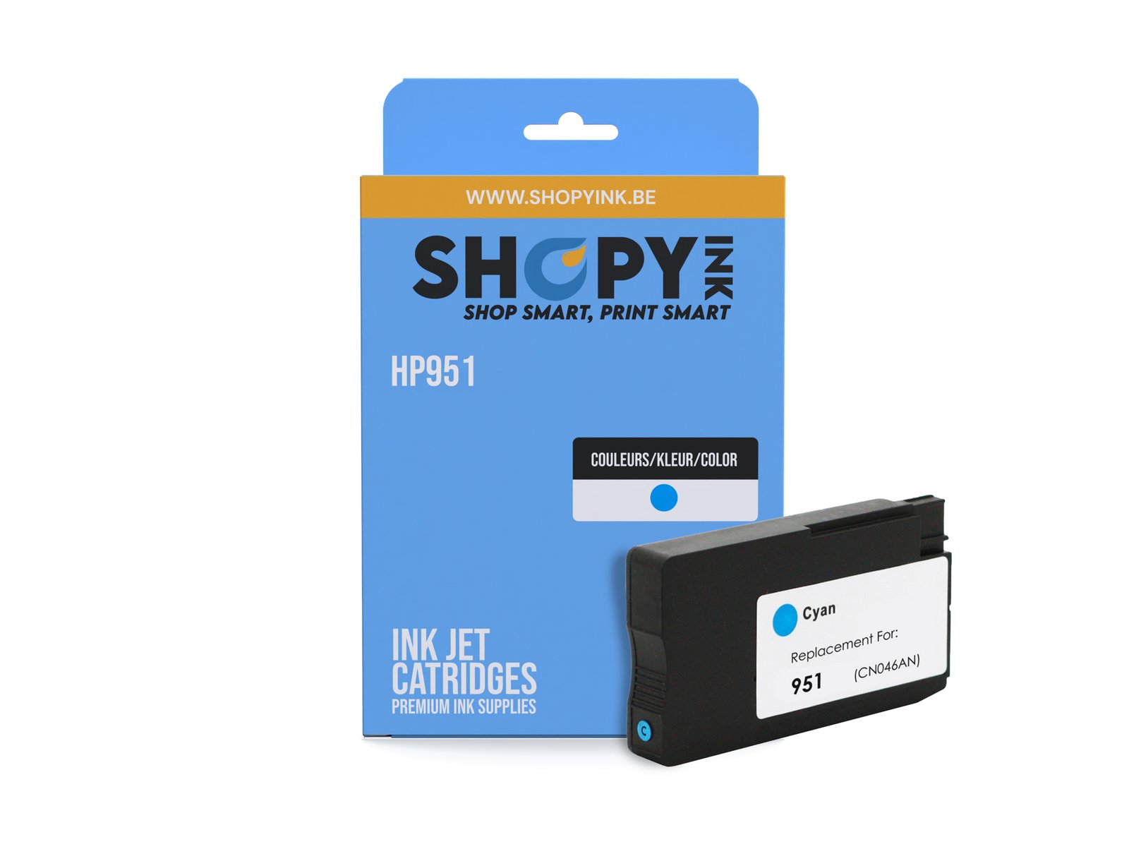 Cartouches compatible - HP951 cyan - SHY07951 - CN050AE