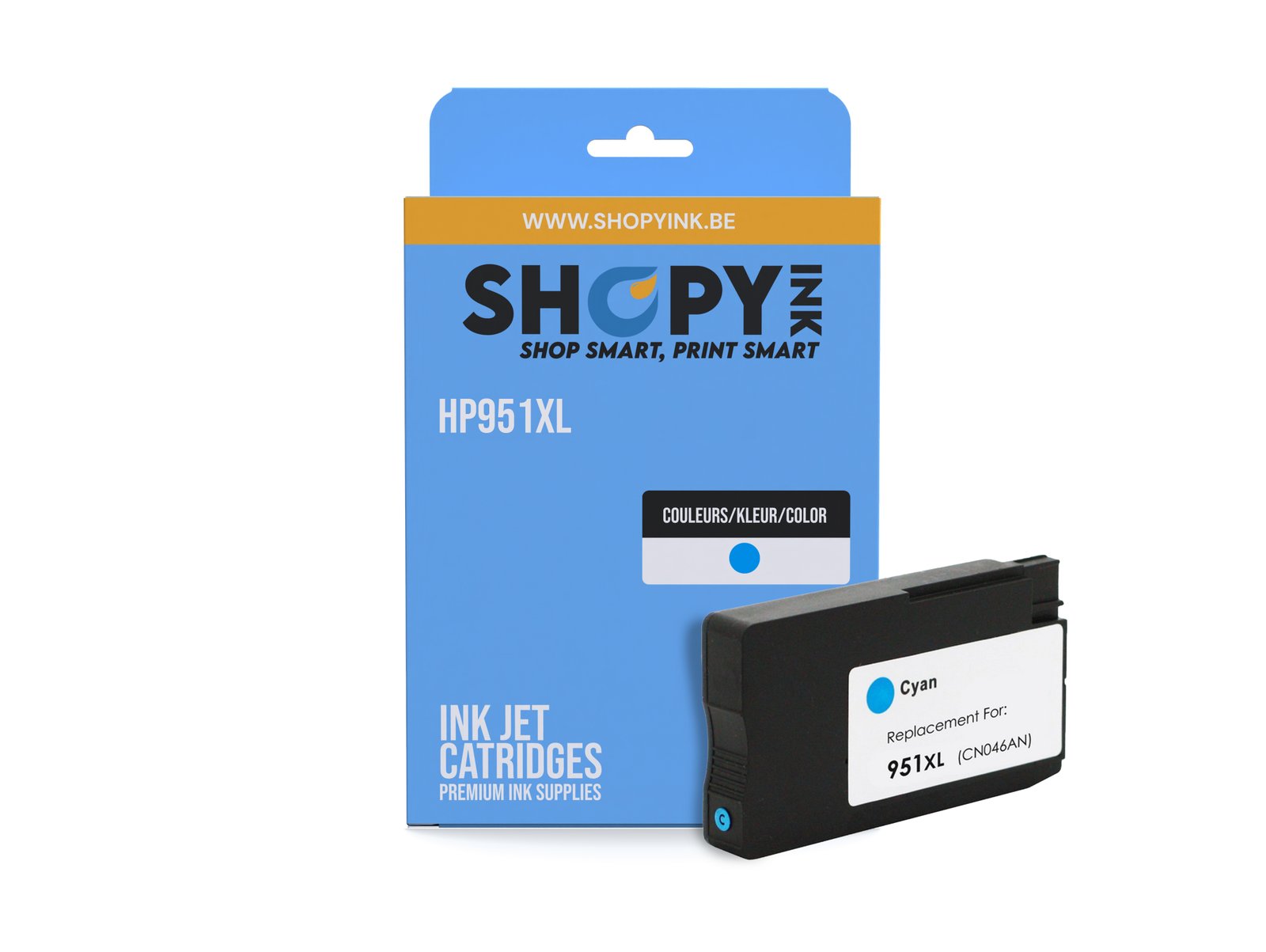 Cartouches compatible - HP951XL cyan - SHY07951XL - CN046AE
