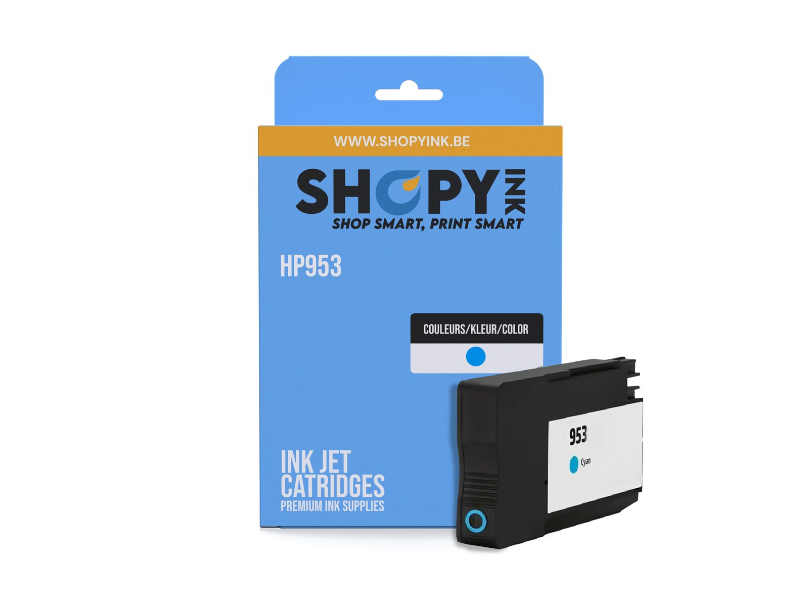 Cartouches compatible - HP953 cyan - SHY07953 - F6U12AE