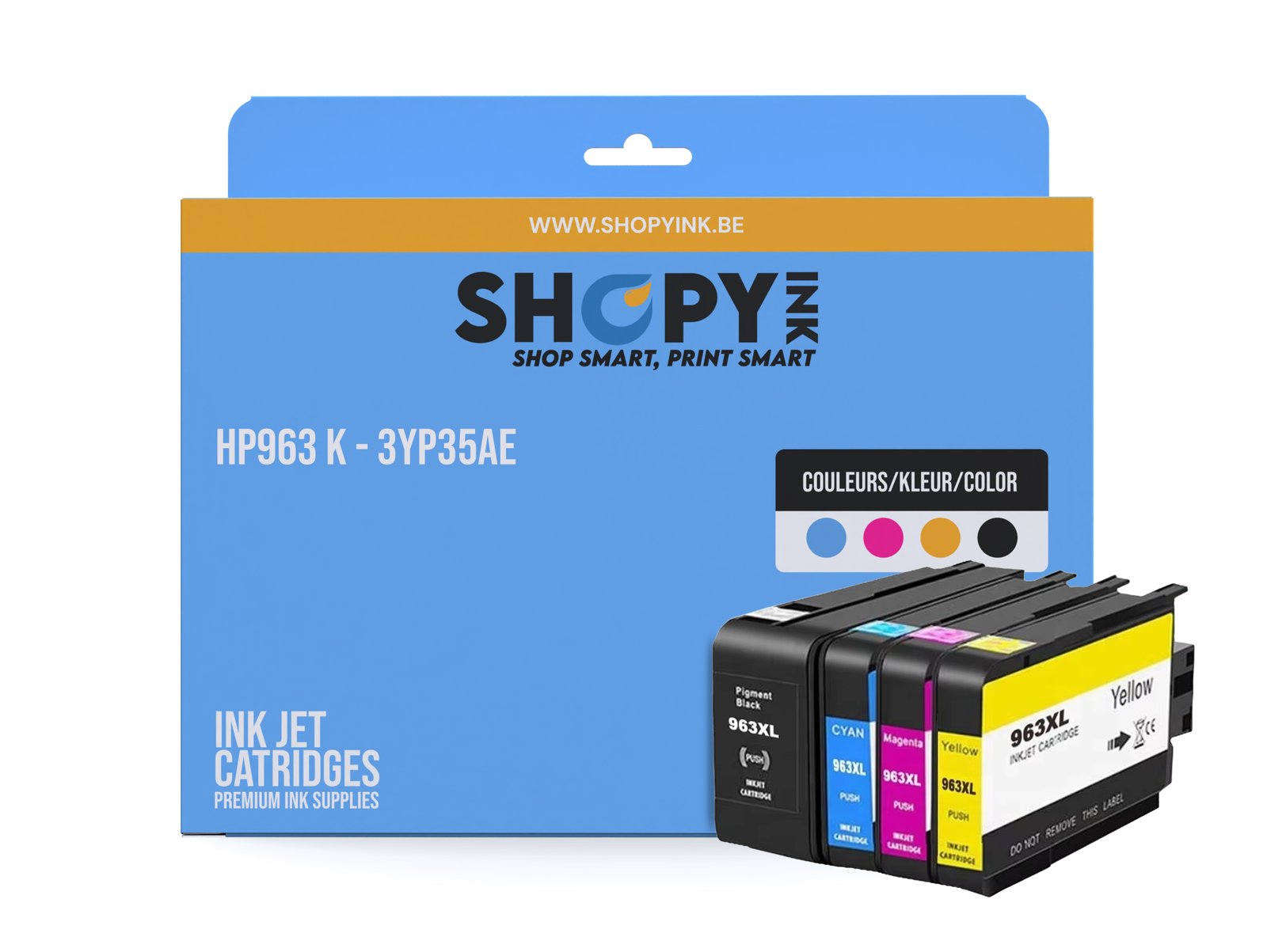 Cartouches compatible - HP963 cmyk - SHY07963 - 3YP35AE