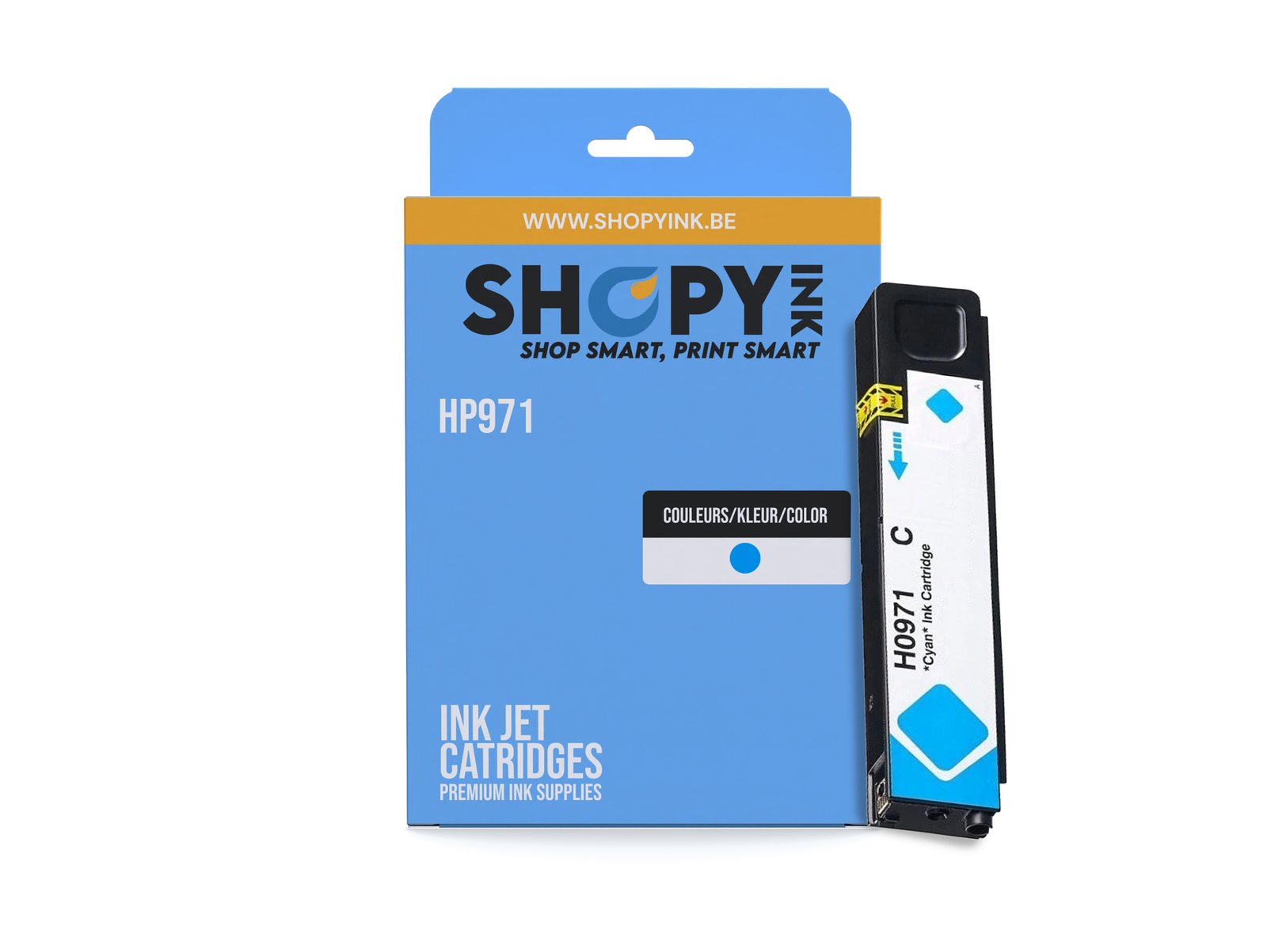 Cartouches compatible - HP971 cyan - SHY07971 - CN622AE