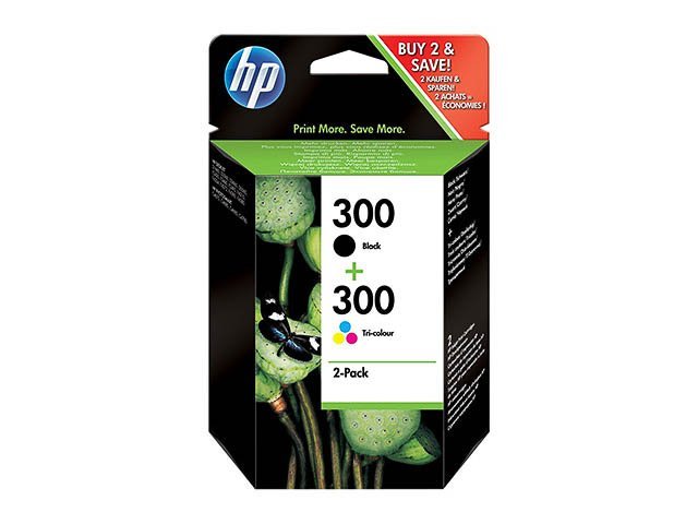 Cartouches HP300 blk-col - SHY07300 - CN637EE - HP ink or toner cartridge