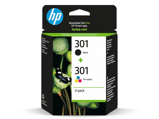 Cartouches HP301 blk-col - SHY07301 - N9J72AE - HP ink or toner cartridge