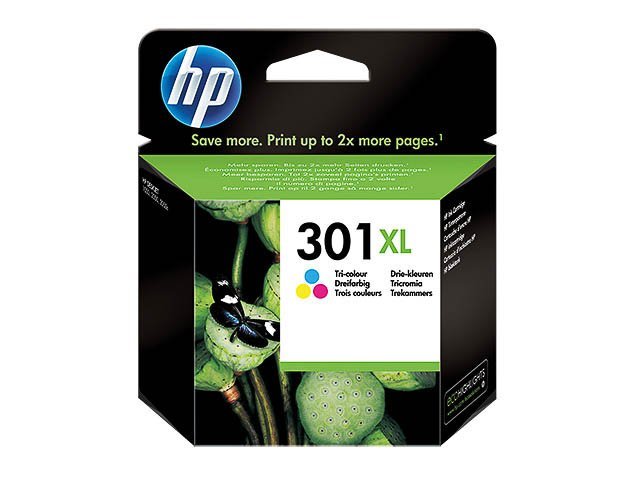Cartouches HP301XL 3-color - SHY07301XL - CH564EE - HP ink or toner cartridge