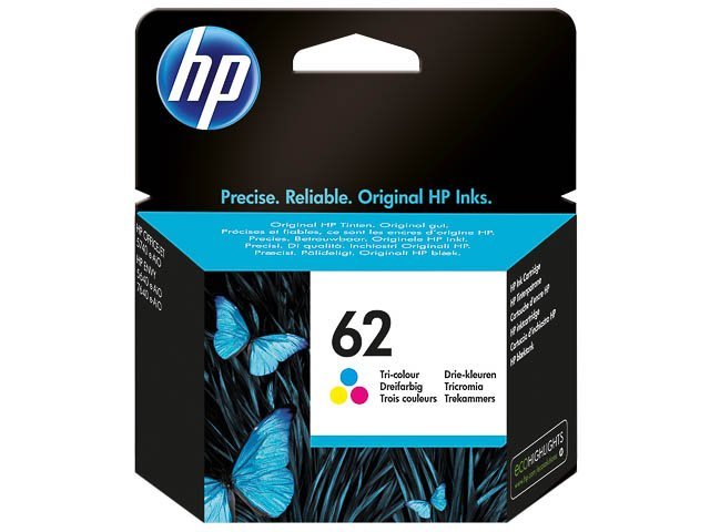 Cartouches HP62 color - SHY0762 - C2P06AE - HP ink or toner cartridge