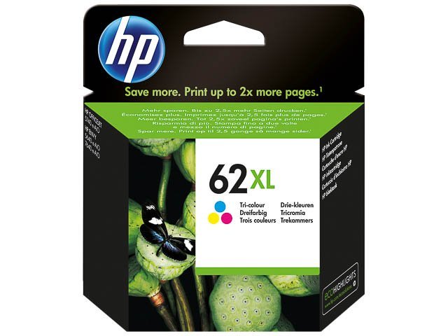 Cartouches HP62XL color - SHY0762XL - C2P07AE - HP ink or toner cartridge