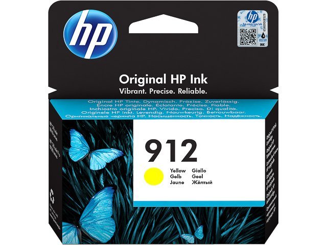Cartouches HP912 yellow - SHY07912 - 3YL79AE - HP ink or toner cartridge