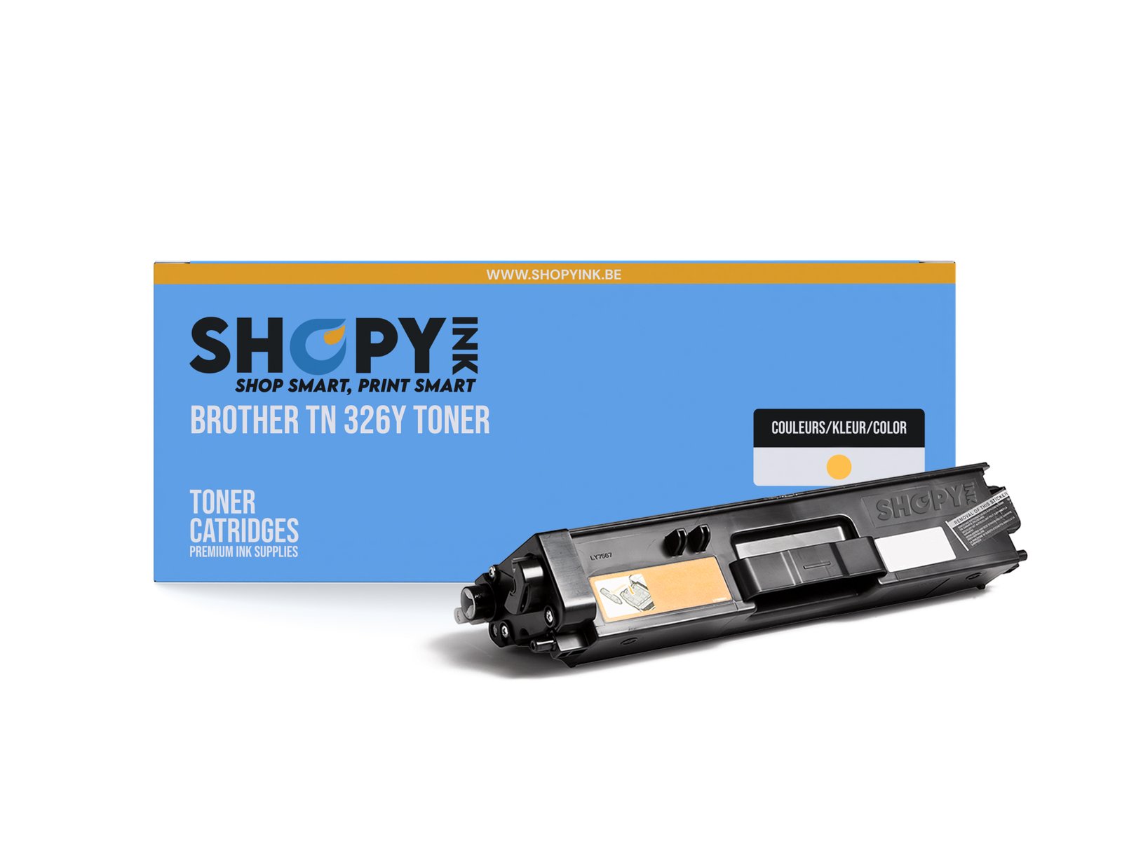 Compatible Brother TN 326Y Toner yellow - TN326Y