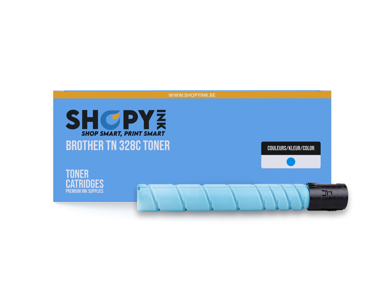 Compatible Brother TN 328C Toner cyan - TN328C
