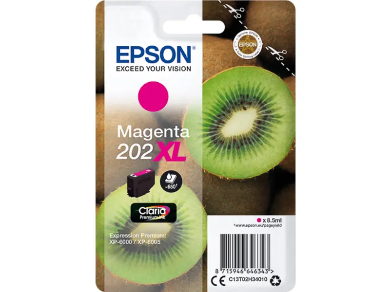 Epson 202XL (C13T02H34010) Ink Cartridge Magenta High Capacity - Epson ink or toner cartridge