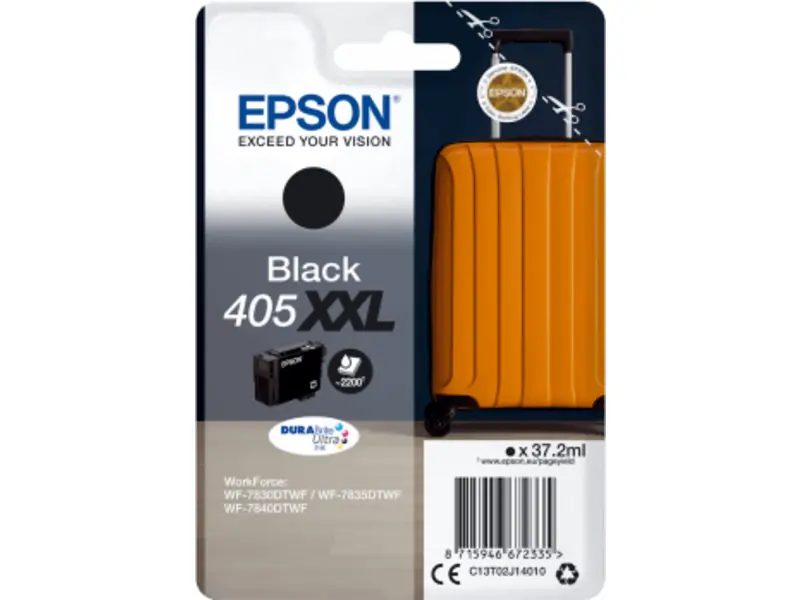 Epson 405XXL (C13T02J14010) Ink Cartridge Black Extra High Capacity - Epson ink or toner cartridge