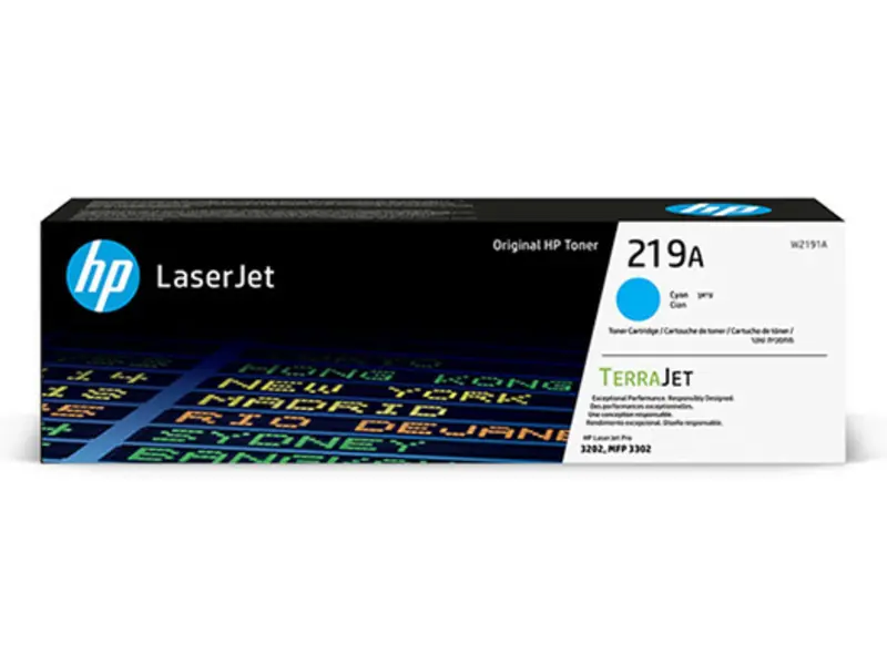 HP 219A (W2191A) Toner Cyan - HP ink or toner cartridge