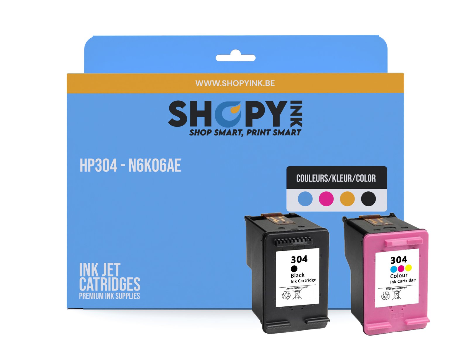 Cartouches compatible - HP304 Pack - SHY07304 - N6K06AE