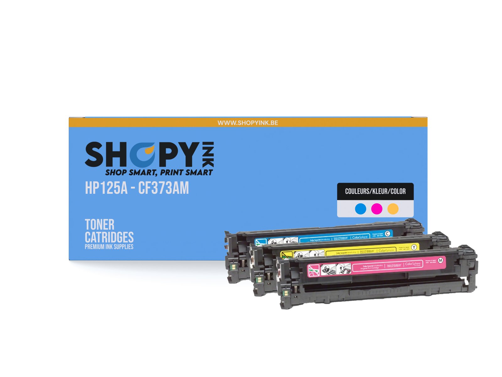 Toner compatible - HP125A cmy - SHY07125A - CF373AM