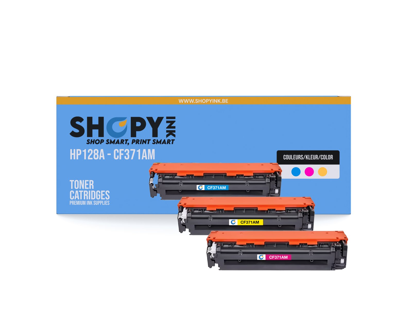 Toner compatible - HP128A cmy - SHY07128A - CF371AM