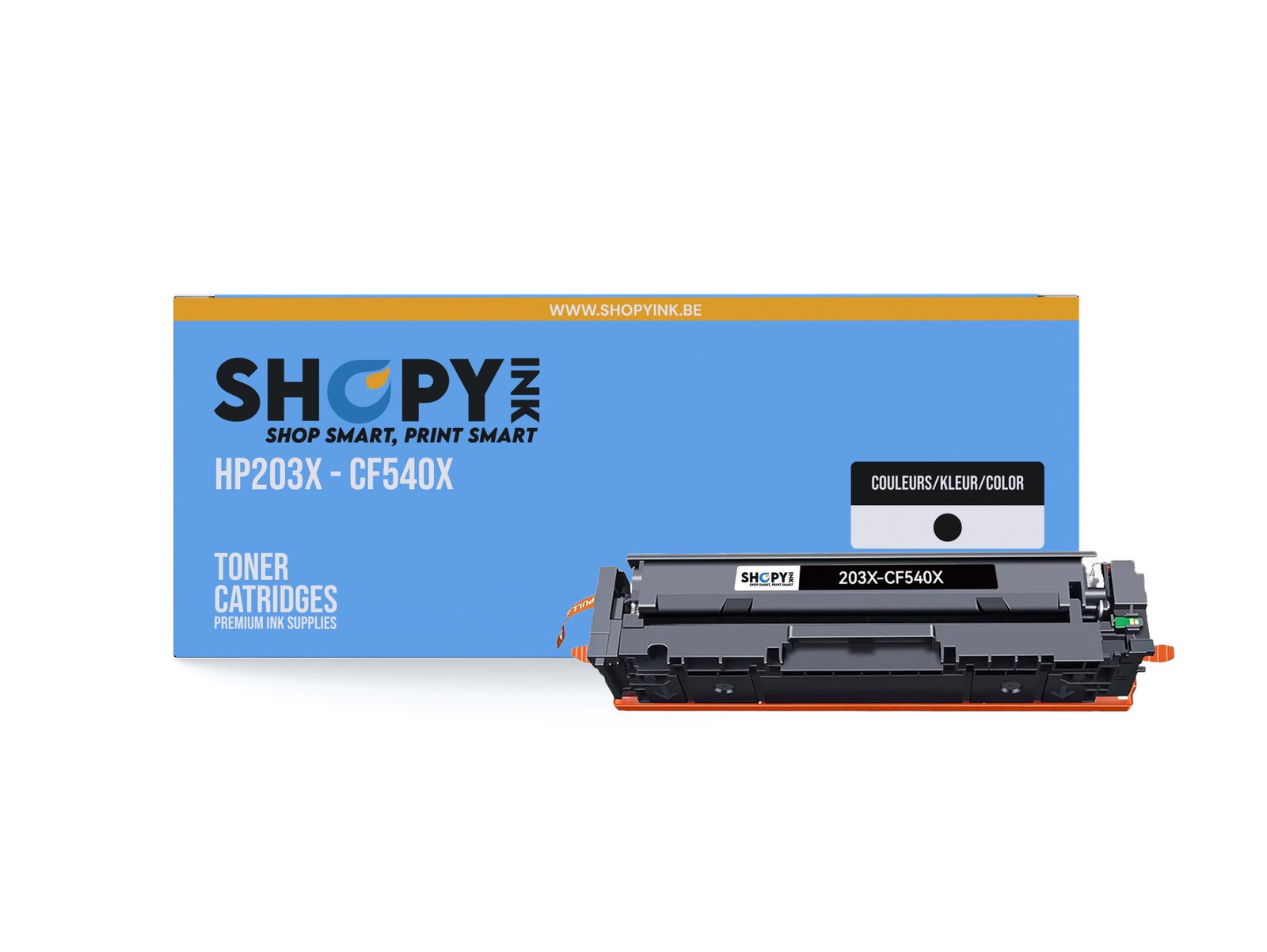 Toner compatible - HP203X black - SHY07203X - CF540X
