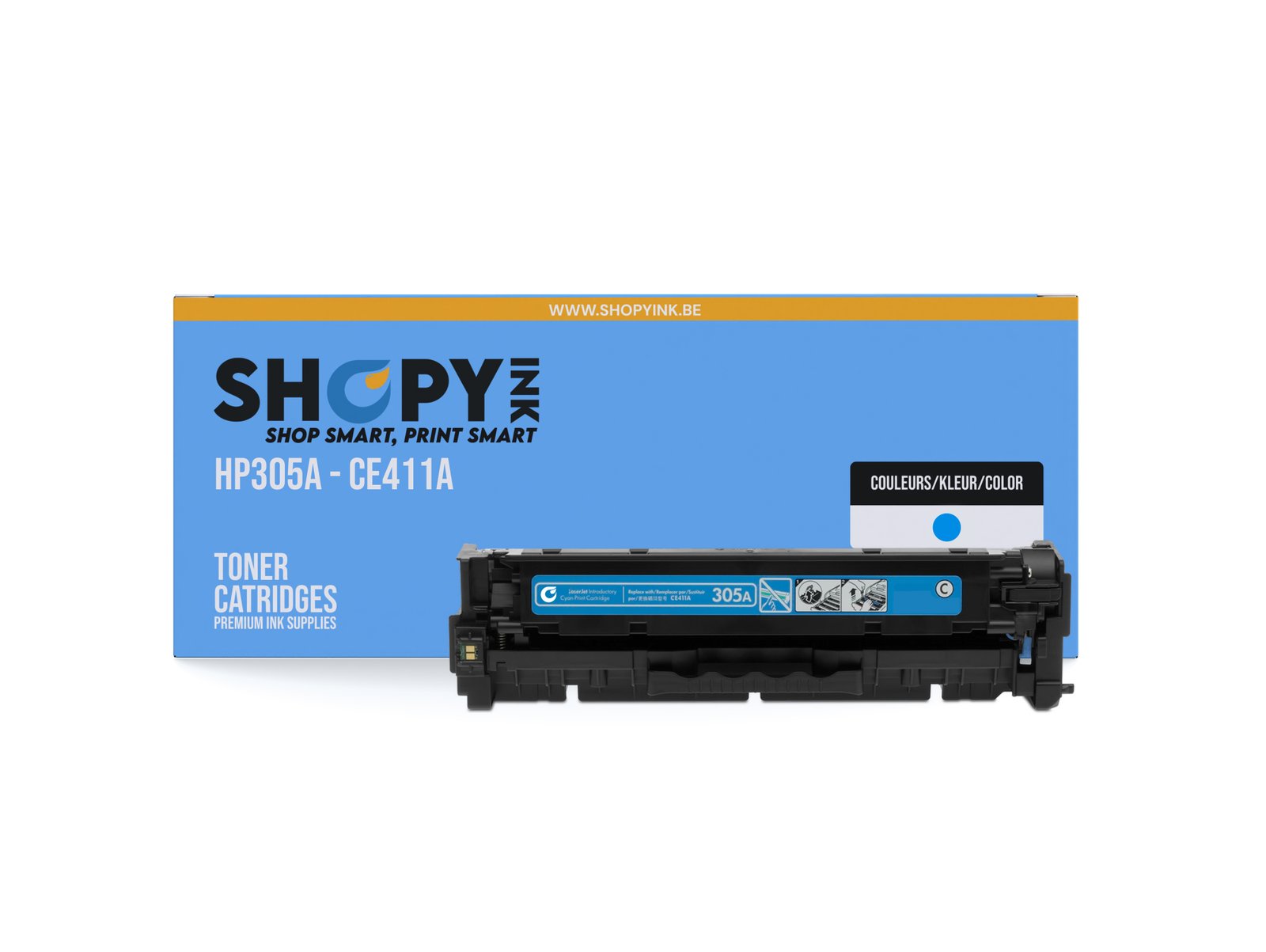 Toner compatible - HP305A cyan - SHY07305A - CE411A