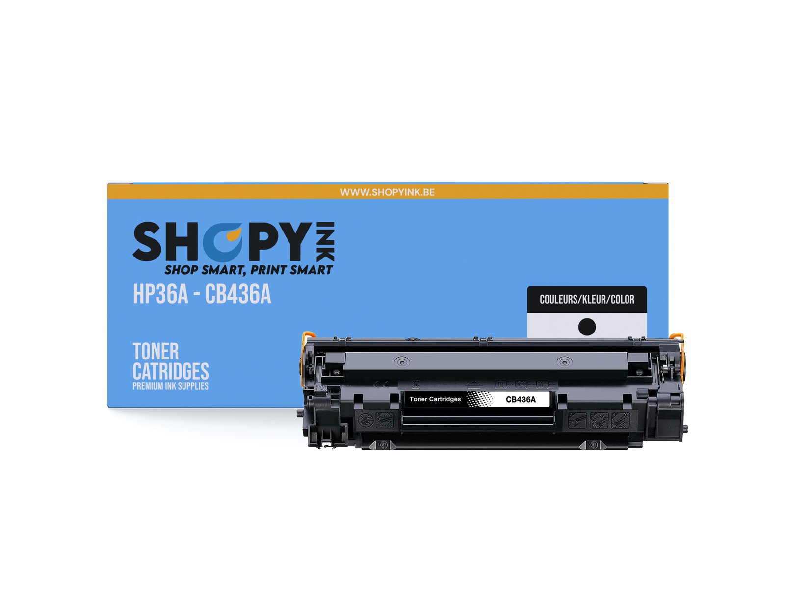Toner compatible - HP36A black - SHY0736A - CB436A