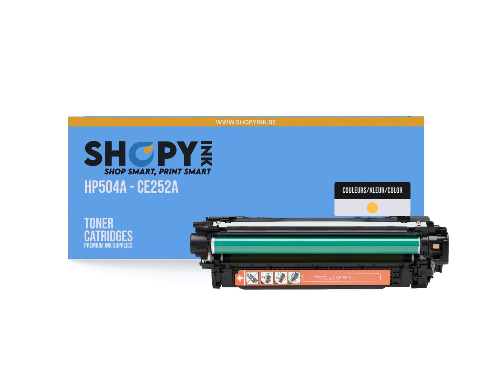 Toner compatible - HP504A yellow - SHY07504A - CE252A
