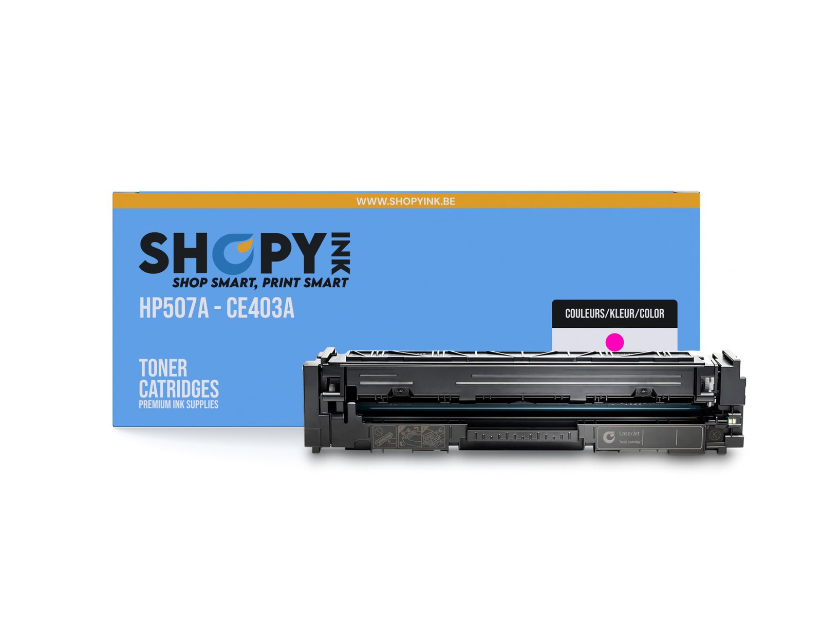 Toner compatible - HP507A magenta - SHY07507A - CE403A