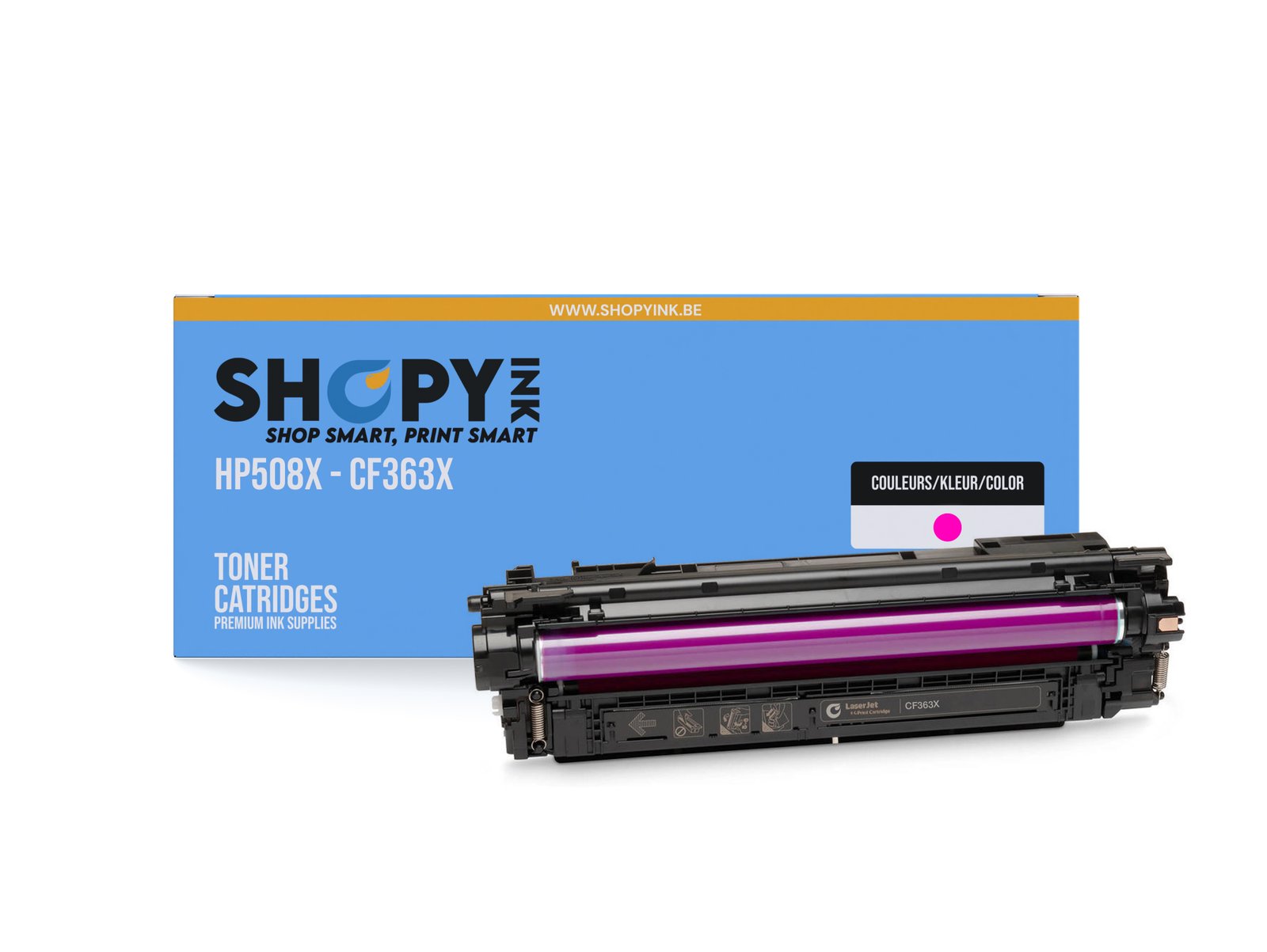 Toner compatible - HP508X magenta - SHY07508X - CF363X