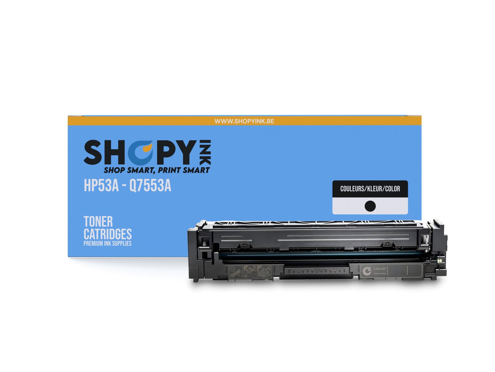Toner compatible - HP53A black - SHY0753A - Q7553A - Shopyink ink or toner cartridge