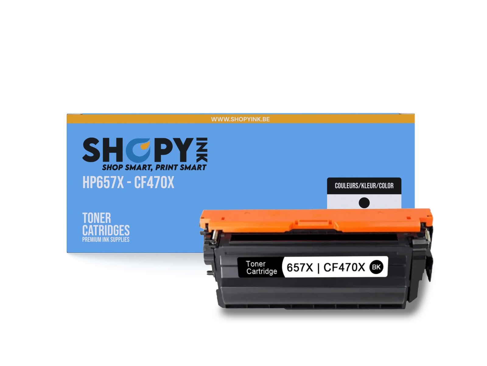 Toner compatible - HP657X black - SHY07657X - CF470X - Shopyink ink or toner cartridge