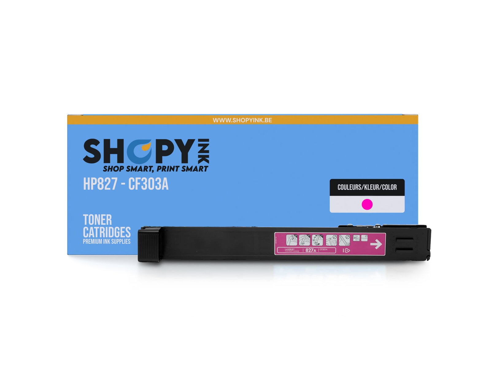 Toner compatible - HP827 magenta - SHY07827 - CF303A