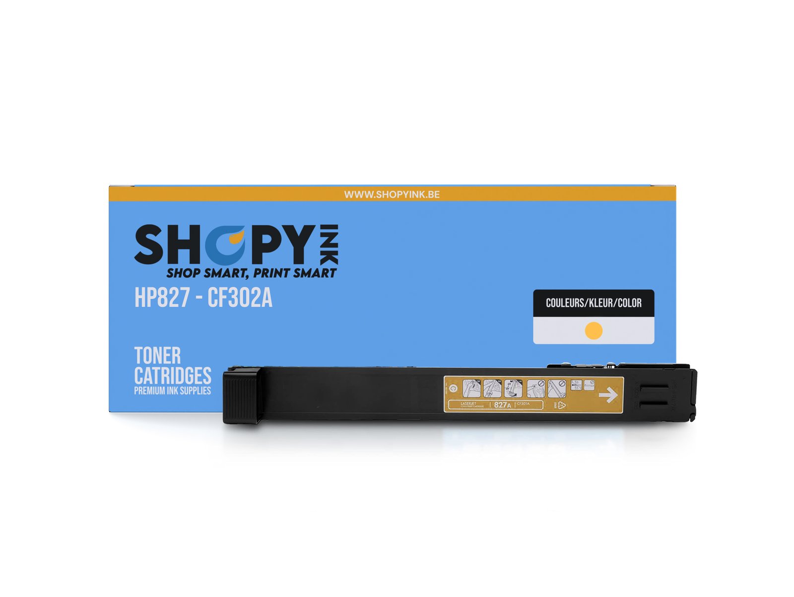Toner compatible - HP827 yellow - SHY07827 - CF302A