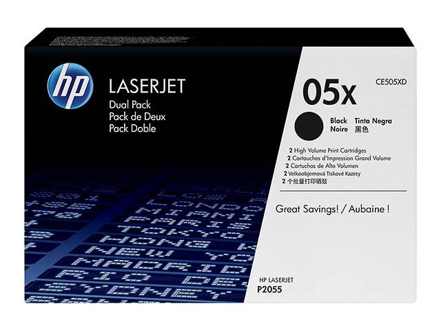 Toner HP05X Twin Black - SHY0705X - CE505XD - HP ink or toner cartridge