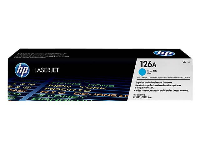 Toner HP126A cyan - SHY07126A - CE311A - HP ink or toner cartridge