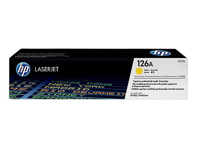 Toner HP126A yellow - SHY07126A - CE312A - HP ink or toner cartridge
