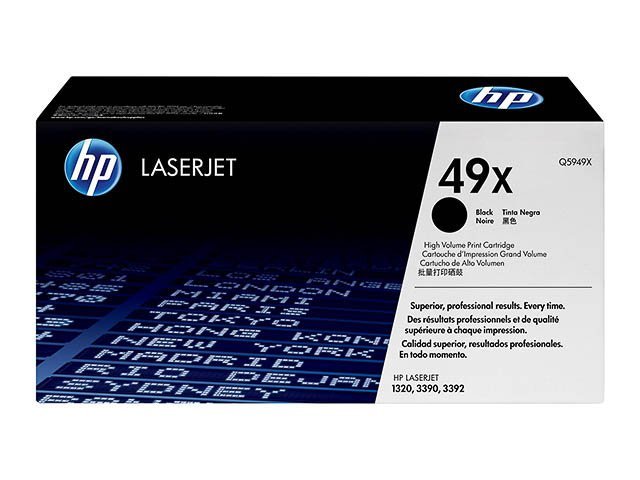 Toner HP49X black - SHY0749X - Q5949X - HP ink or toner cartridge