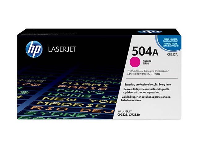 Toner HP504A magenta - SHY07504A - CE253A - HP ink or toner cartridge