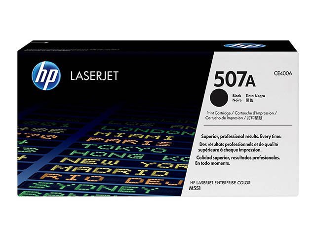 Toner HP507A black - SHY07507A - CE400A - HP ink or toner cartridge