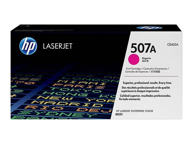 Toner HP507A magenta - SHY07507A - CE403A - HP ink or toner cartridge