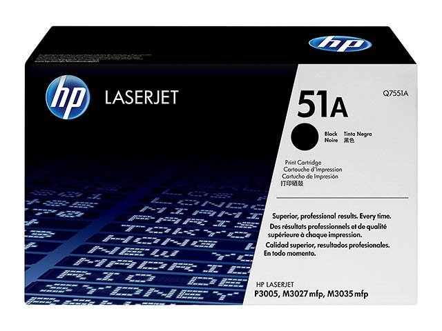 Toner HP51A black - SHY0751A - Q7551A - HP ink or toner cartridge