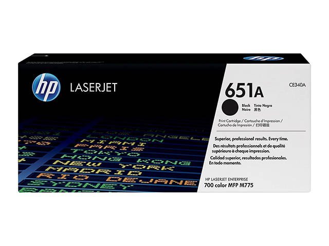 Toner HP651A black - SHY07651A - CE340A - HP ink or toner cartridge
