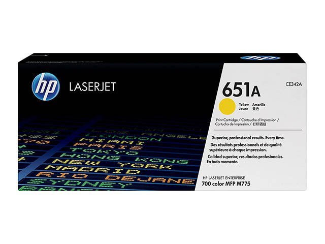 Toner HP651A yellow - SHY07651A - CE342A - HP ink or toner cartridge