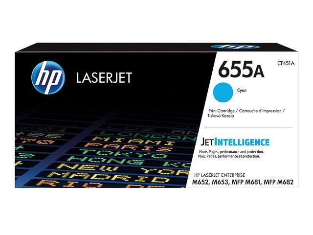 Toner HP655A cyan - SHY07655A - CF451A - HP ink or toner cartridge