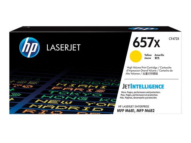 Toner HP657X yellow - SHY07657X - CF472X - HP ink or toner cartridge