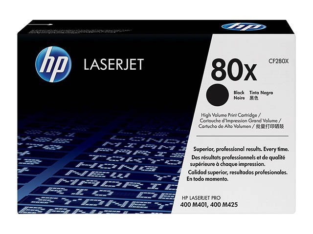 Toner HP80X black - SHY0780X - CF280X - HP ink or toner cartridge