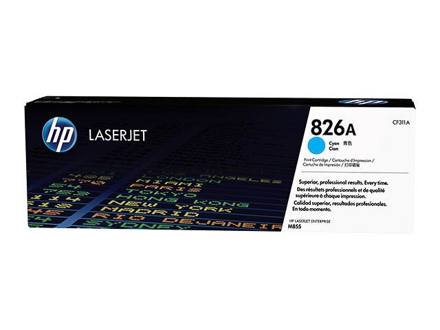 Toner HP826 cyan - SHY07826 - CF311A - HP ink or toner cartridge